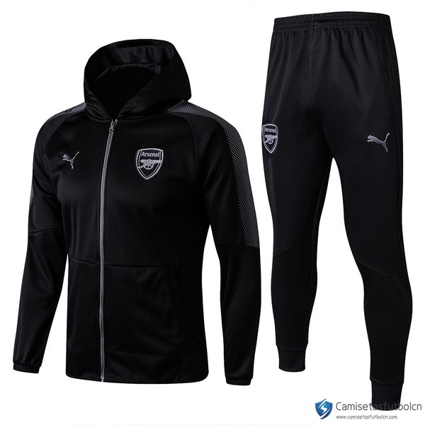 Chandal Arsenal 2017-18 Negro Gris